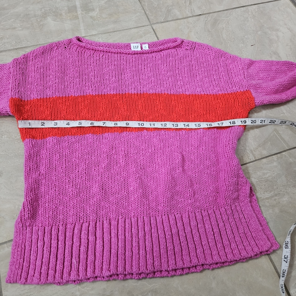 Gap Pink and Red Women's Sweater Size M - Picture 11 of 14